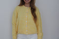 Gilet en laine jaune