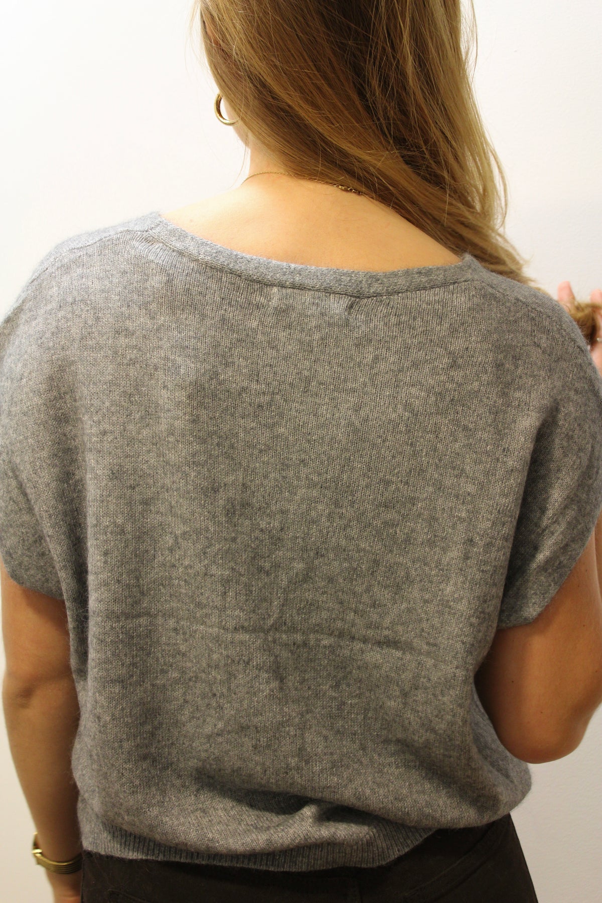 Gilet sans manches gris