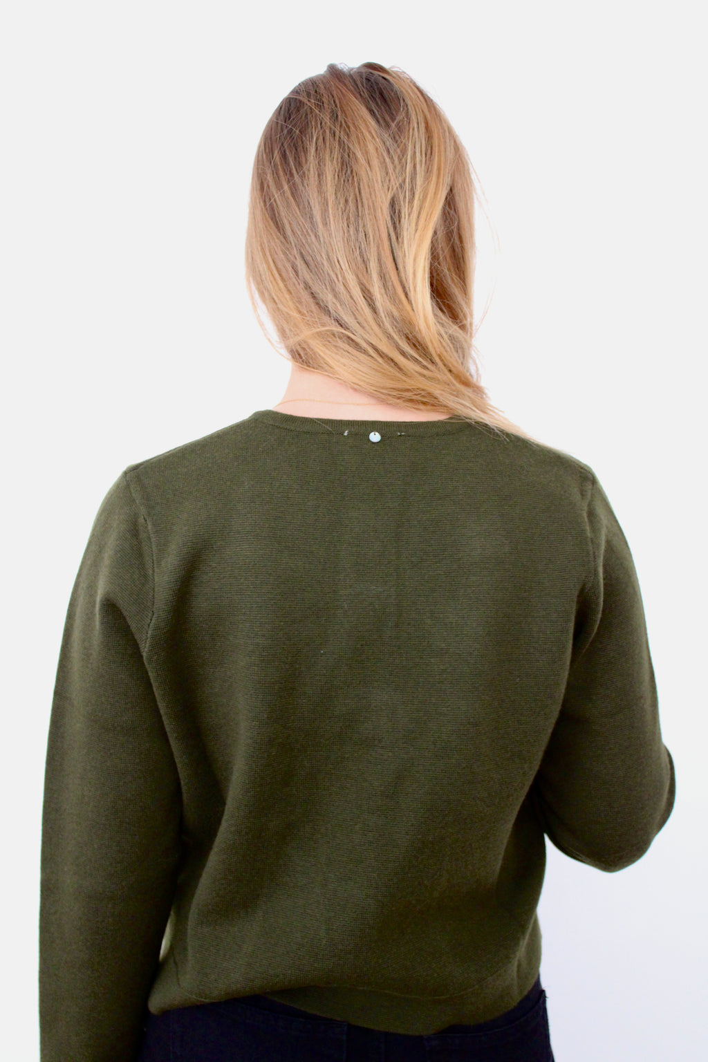 Veste à boutons kaki