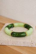 Bracelet en résine vert