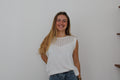 Haut dentelle blanc