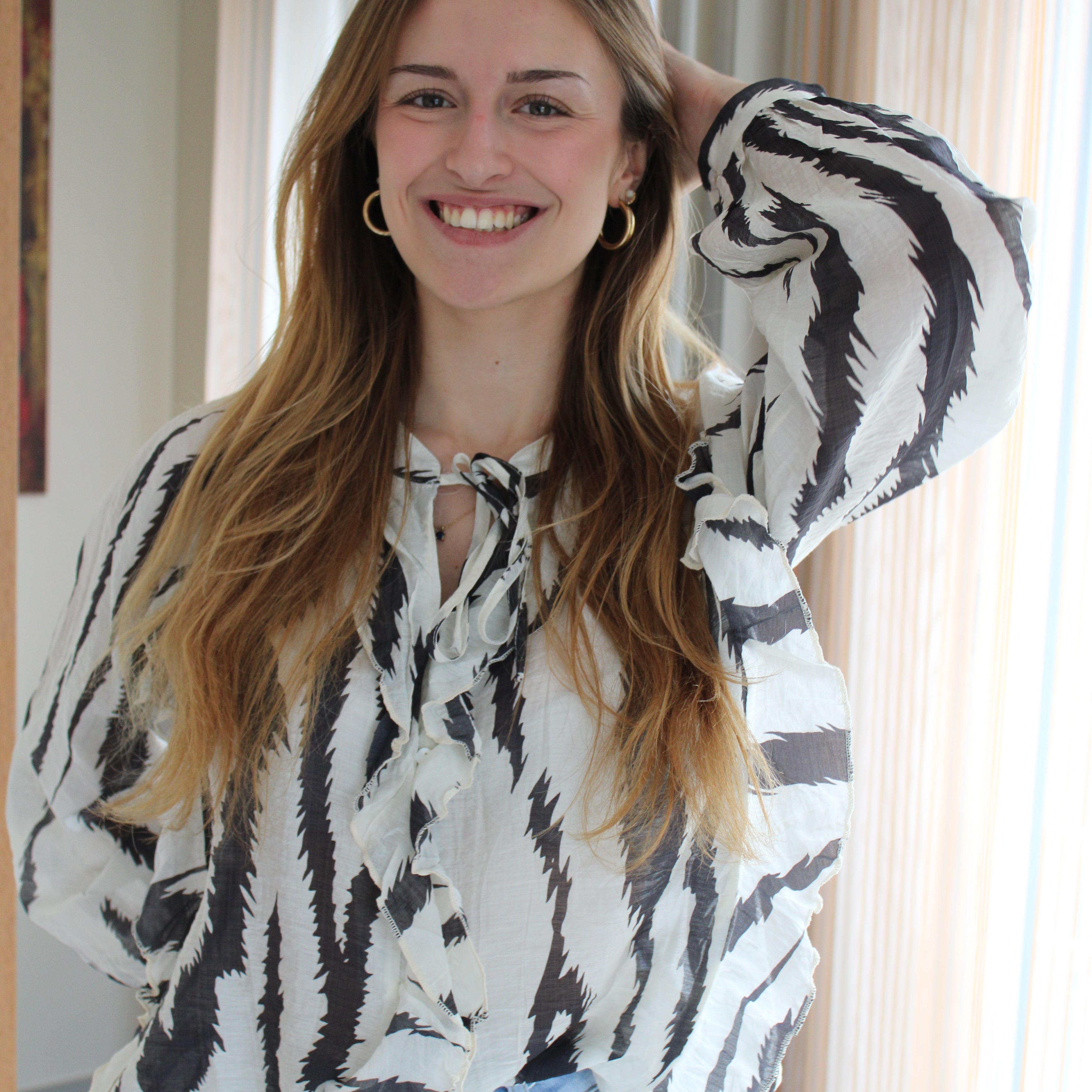 Chemise zèbre
