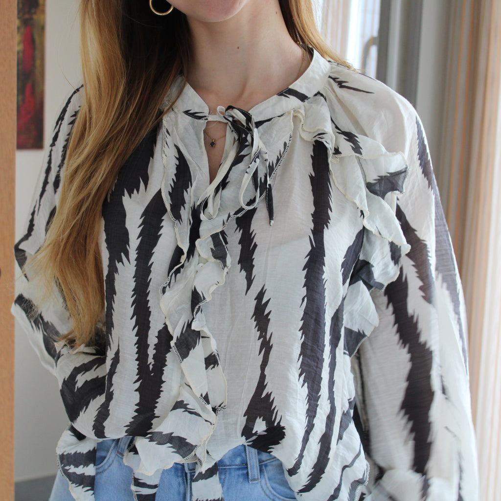 Chemise zèbre