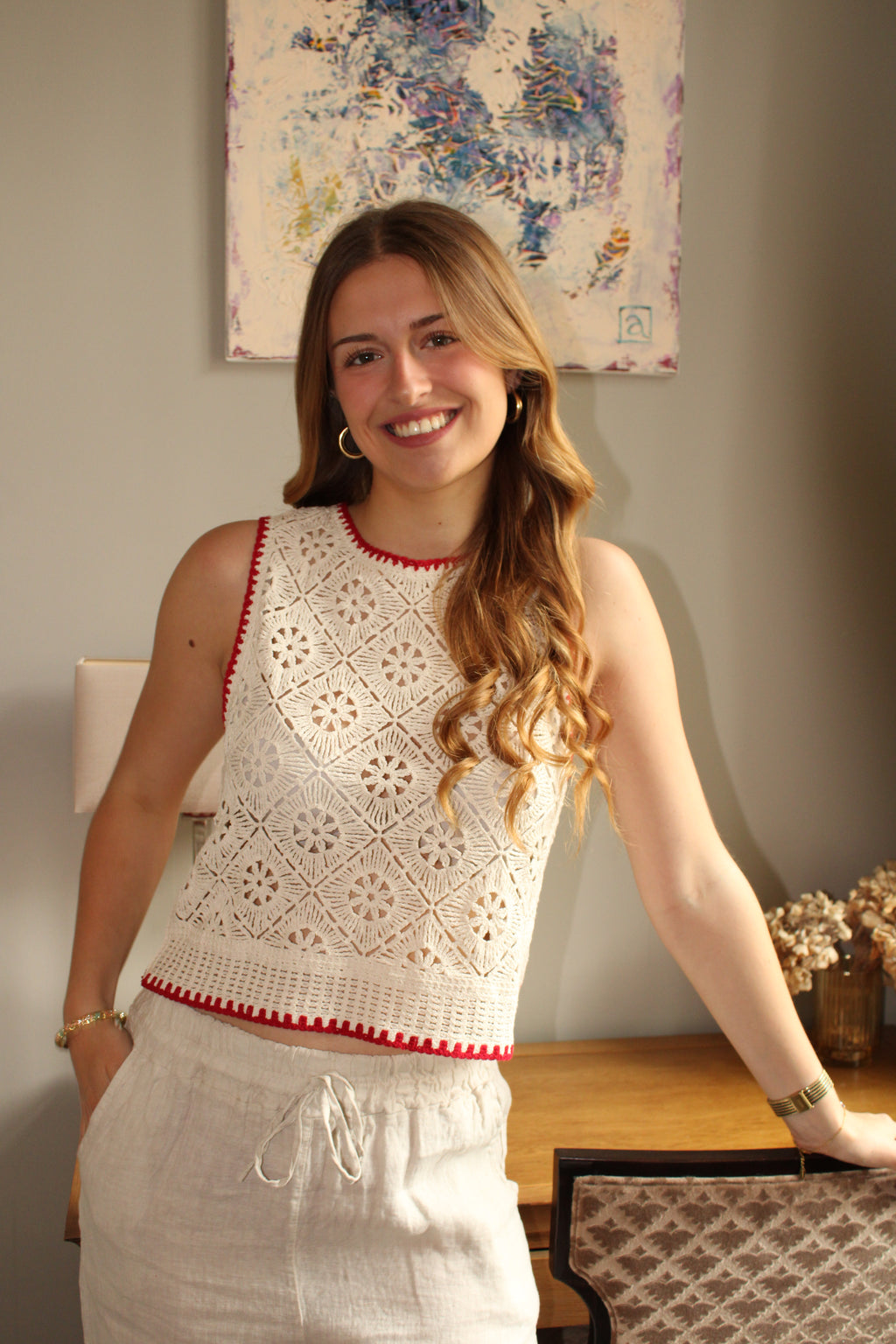 Top en crochet