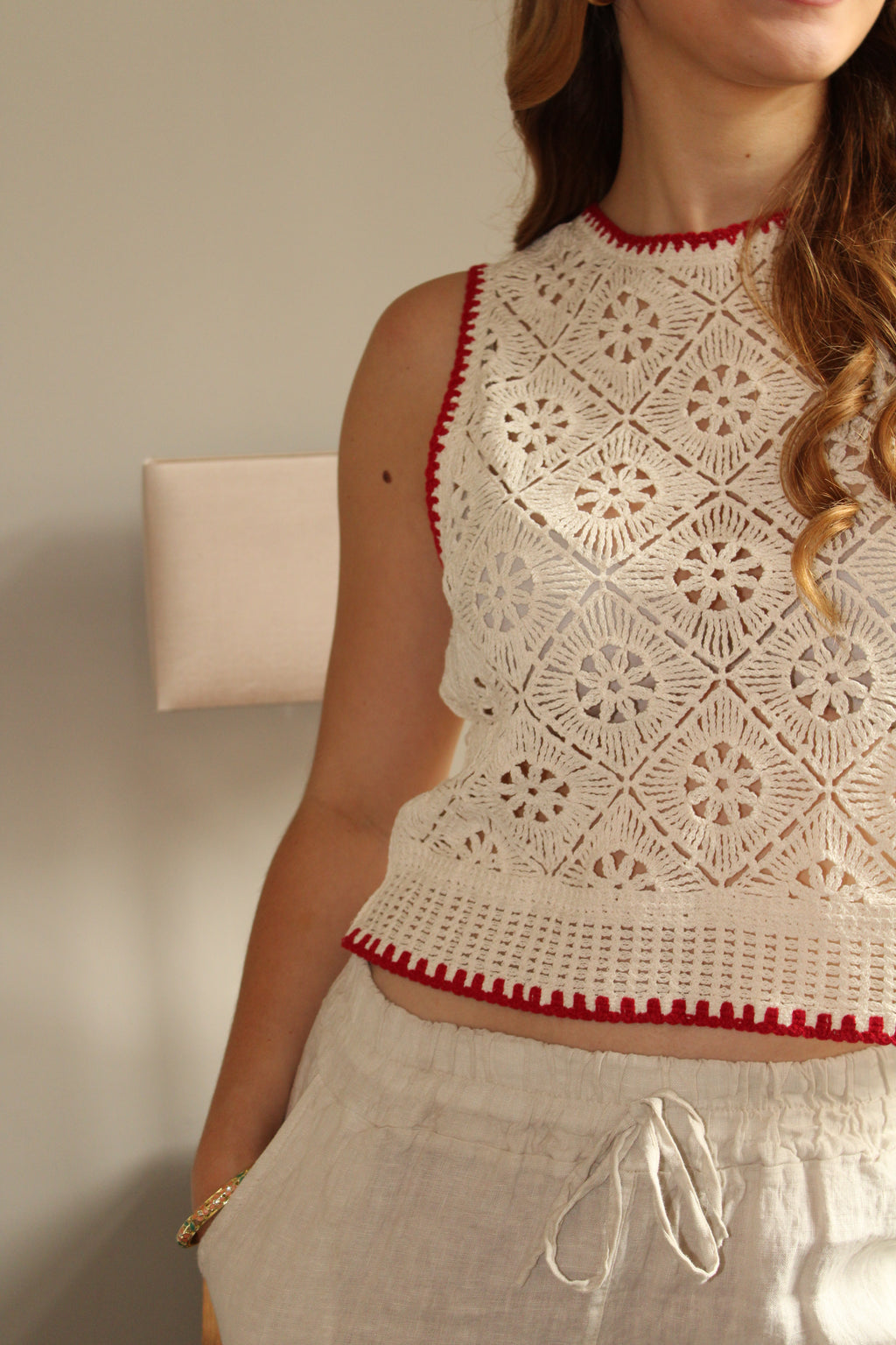 Top en crochet
