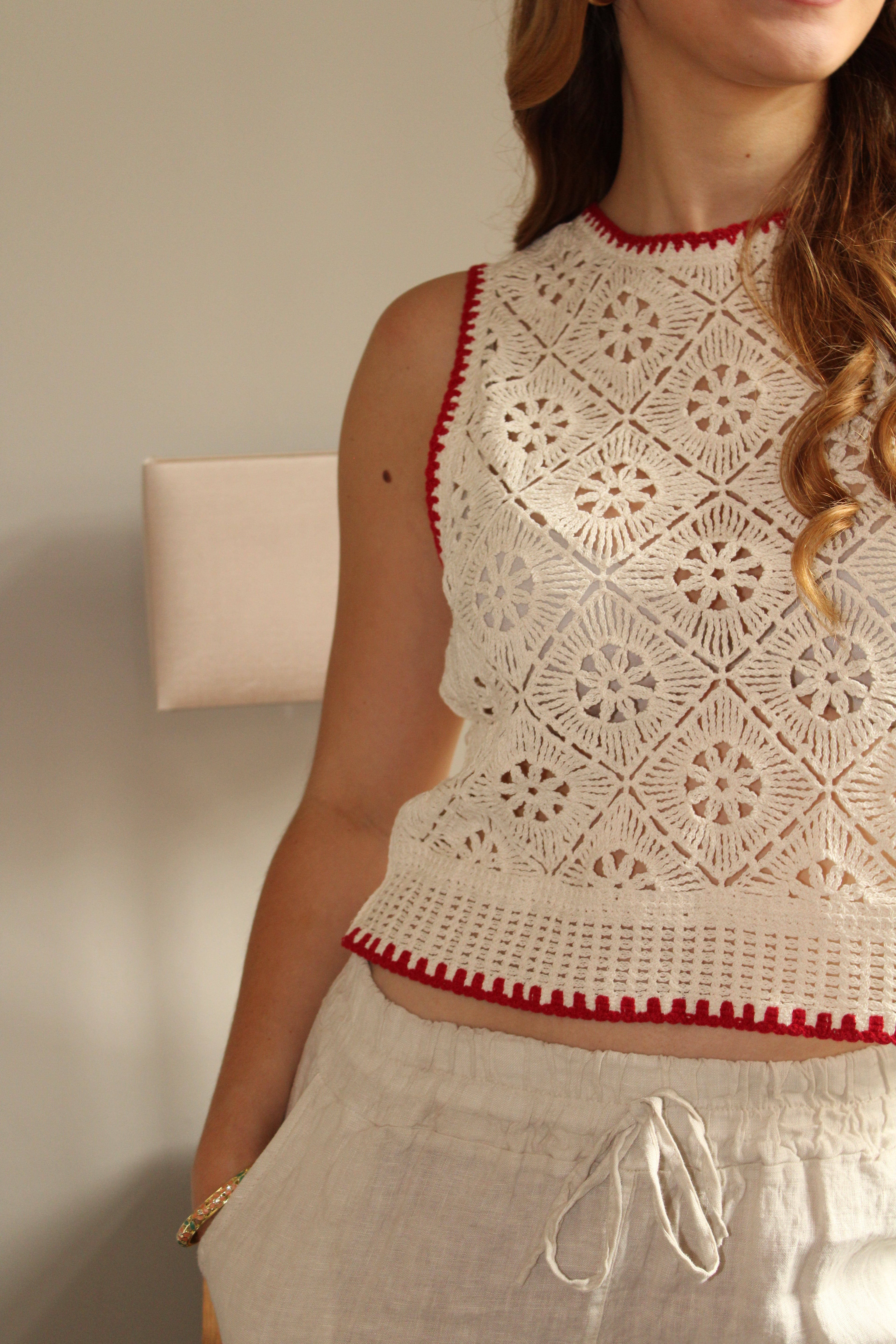 Top en crochet
