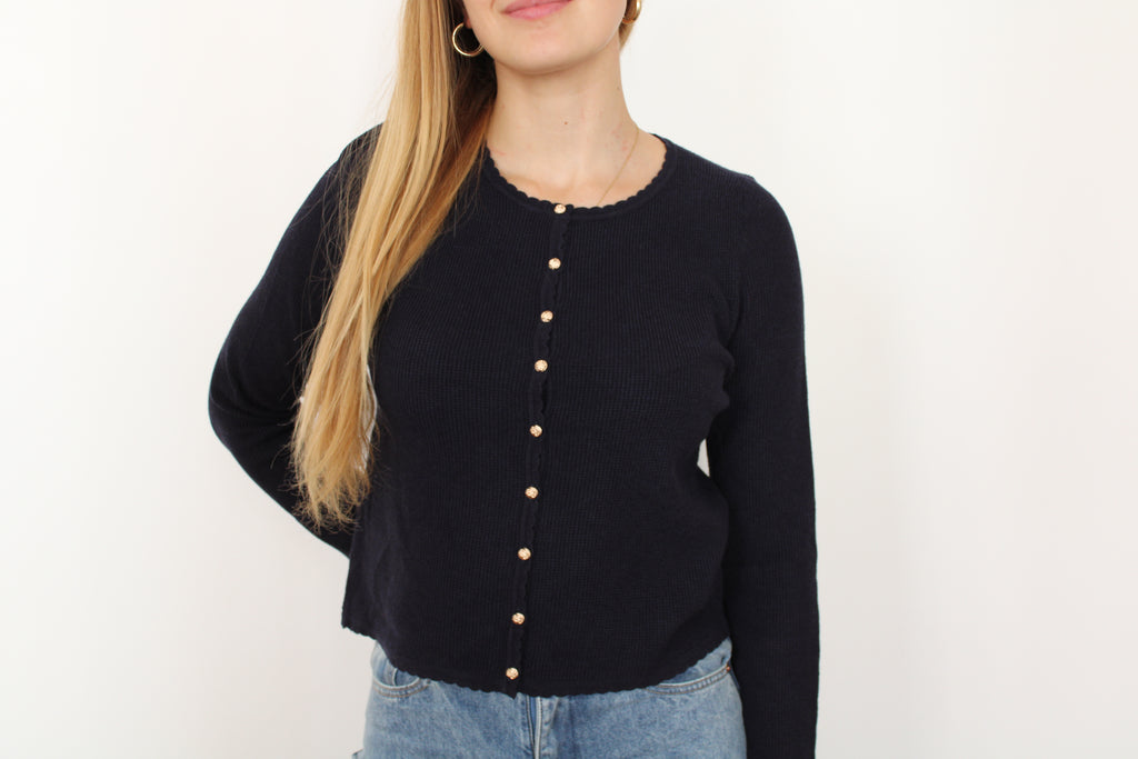 Gilet bleu marine