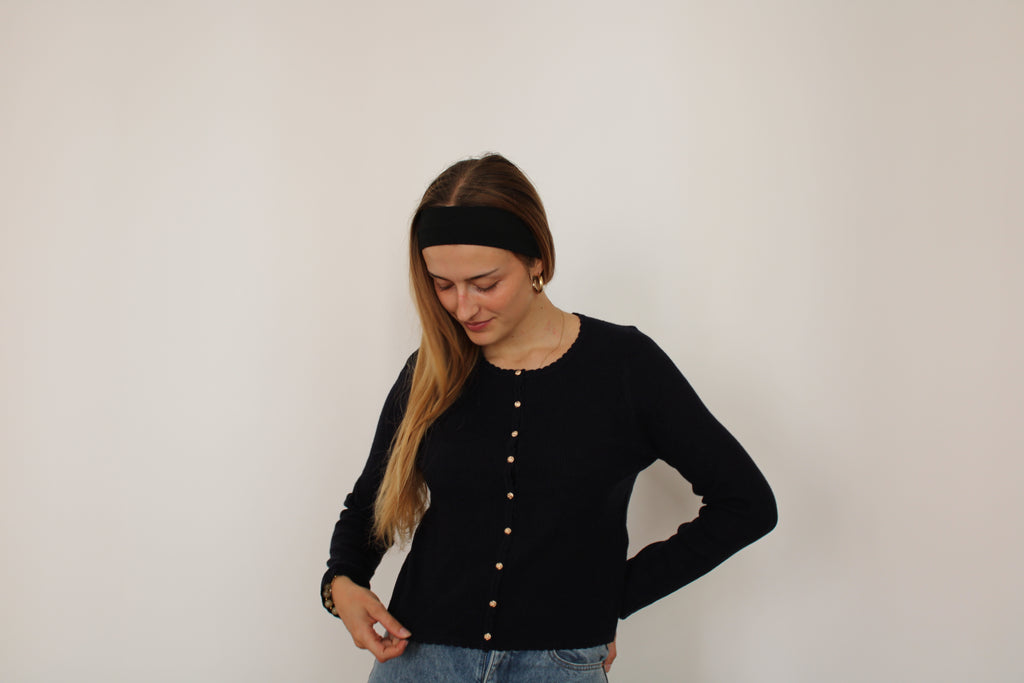 Gilet bleu marine