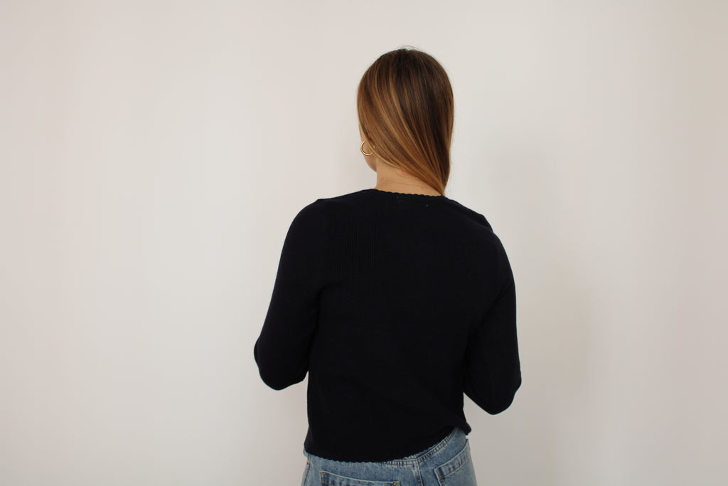 Gilet bleu marine