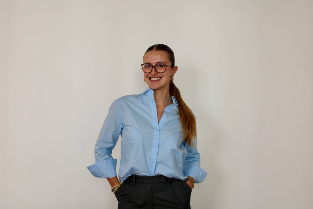 Chemise bleu