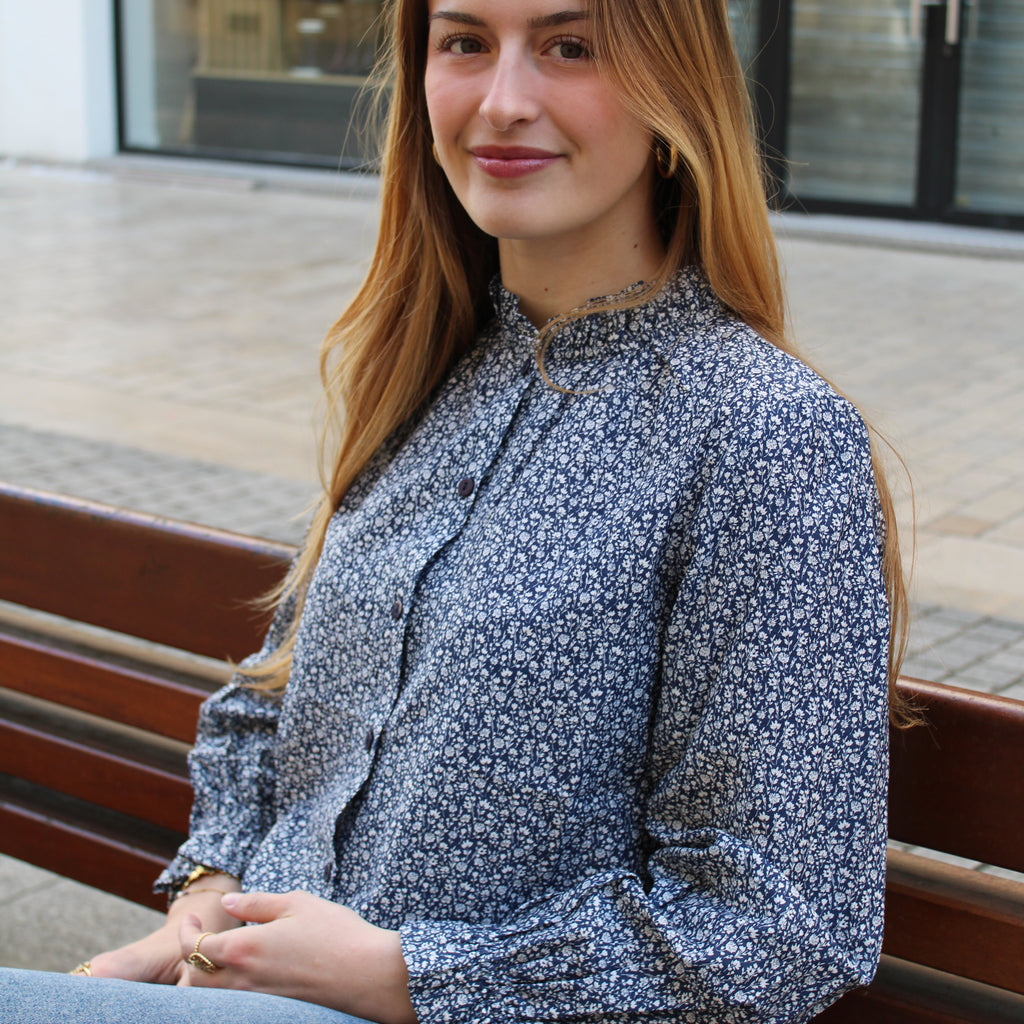 Blouse fleurie