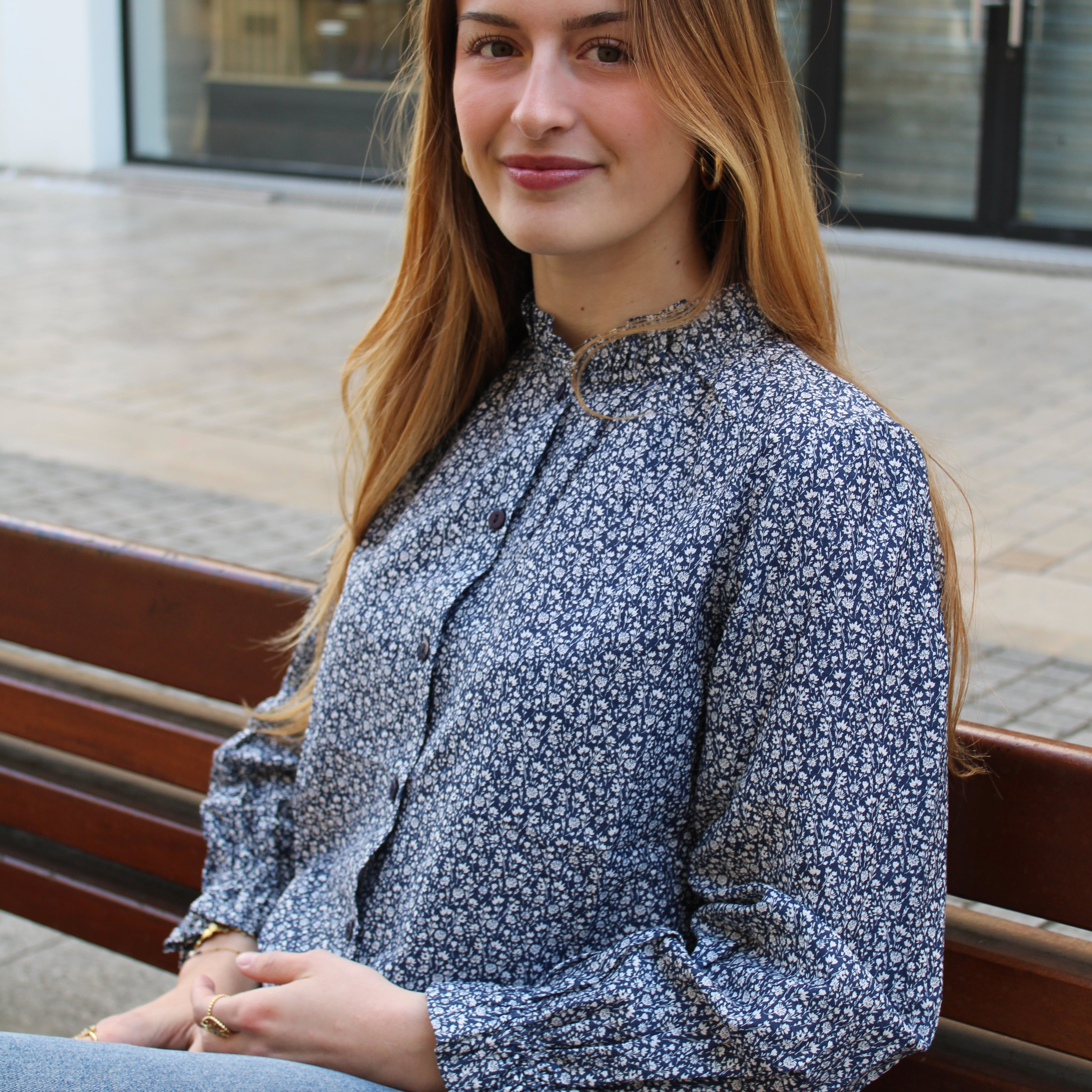 Blouse fleurie