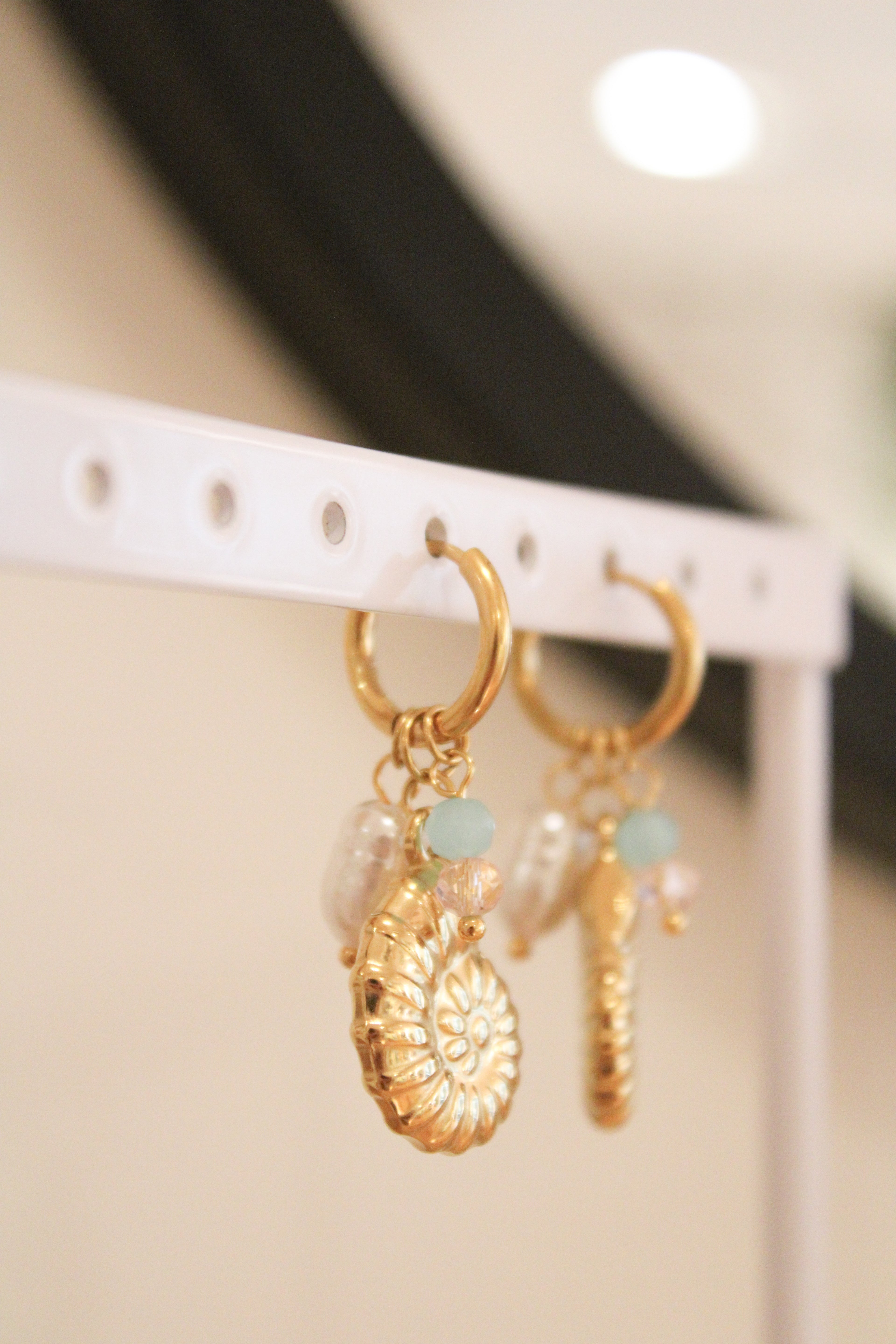 Boucles d'oreilles coquillages