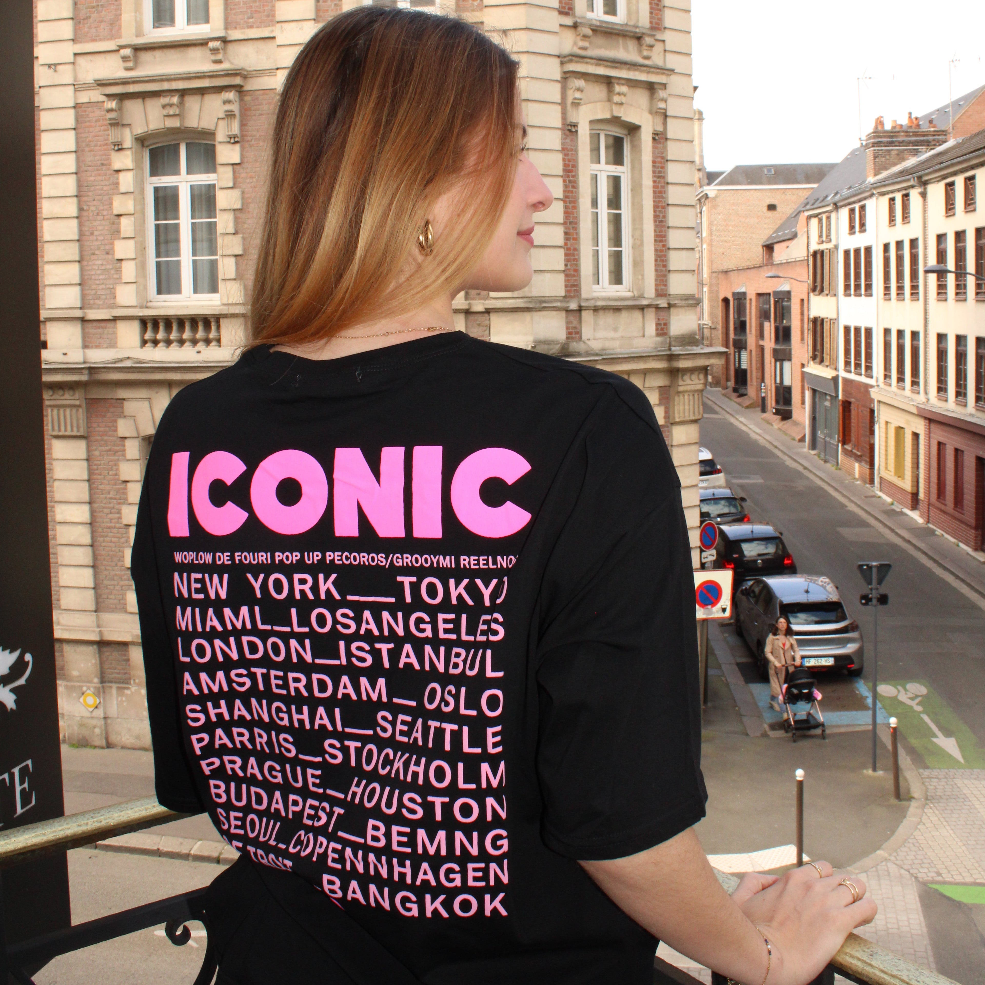 T-shirt ICONIC - Noir
