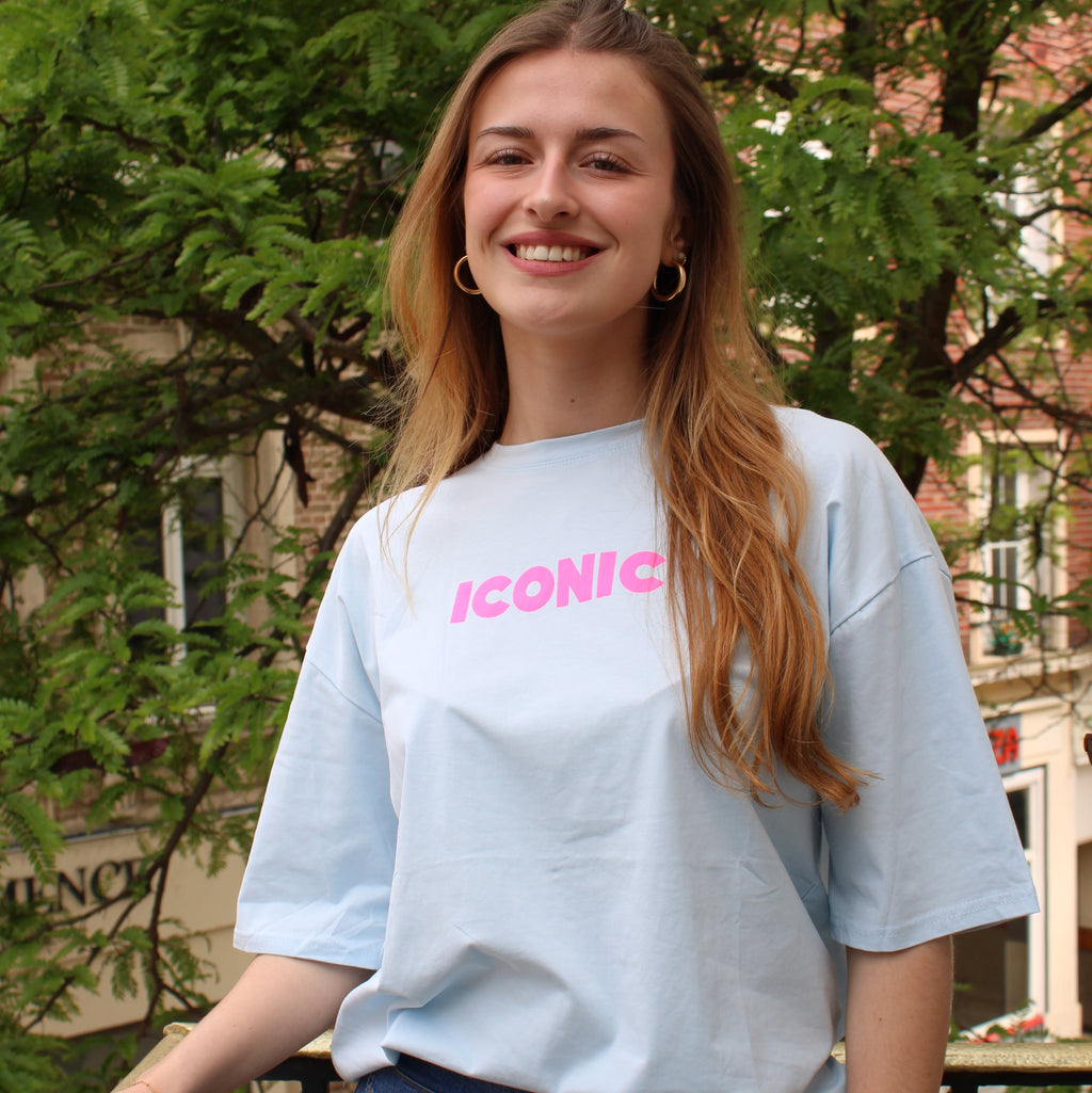 T-shirt ICONIC - Bleu clair