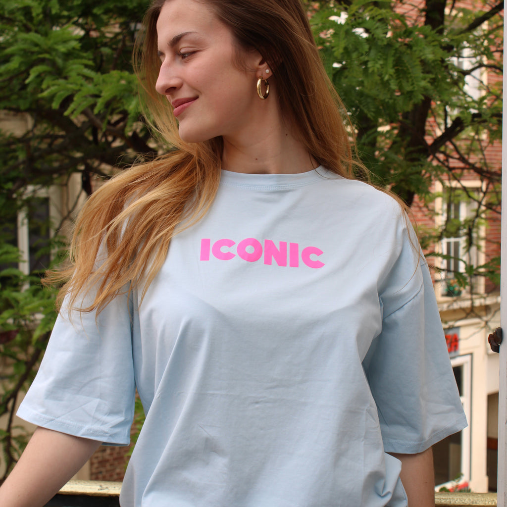 T-shirt ICONIC - Bleu clair
