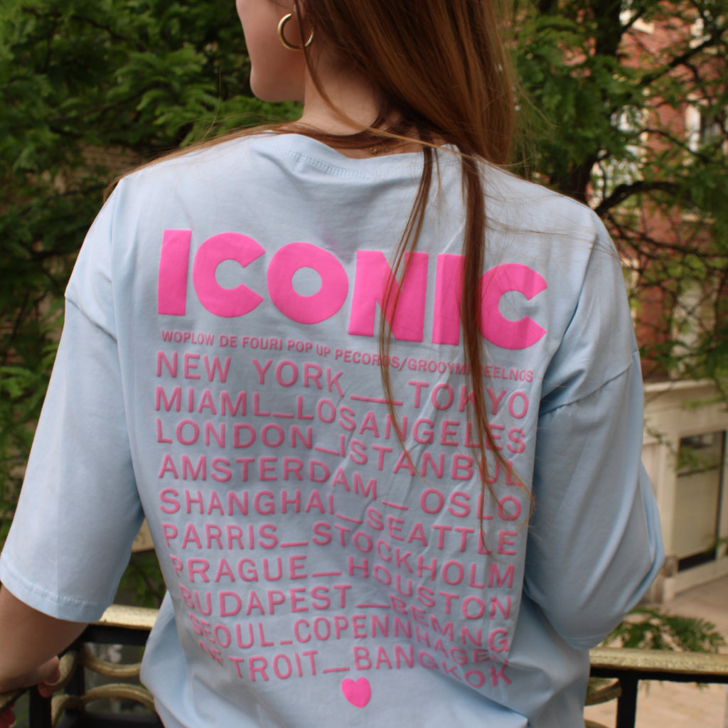 T-shirt ICONIC - Bleu clair