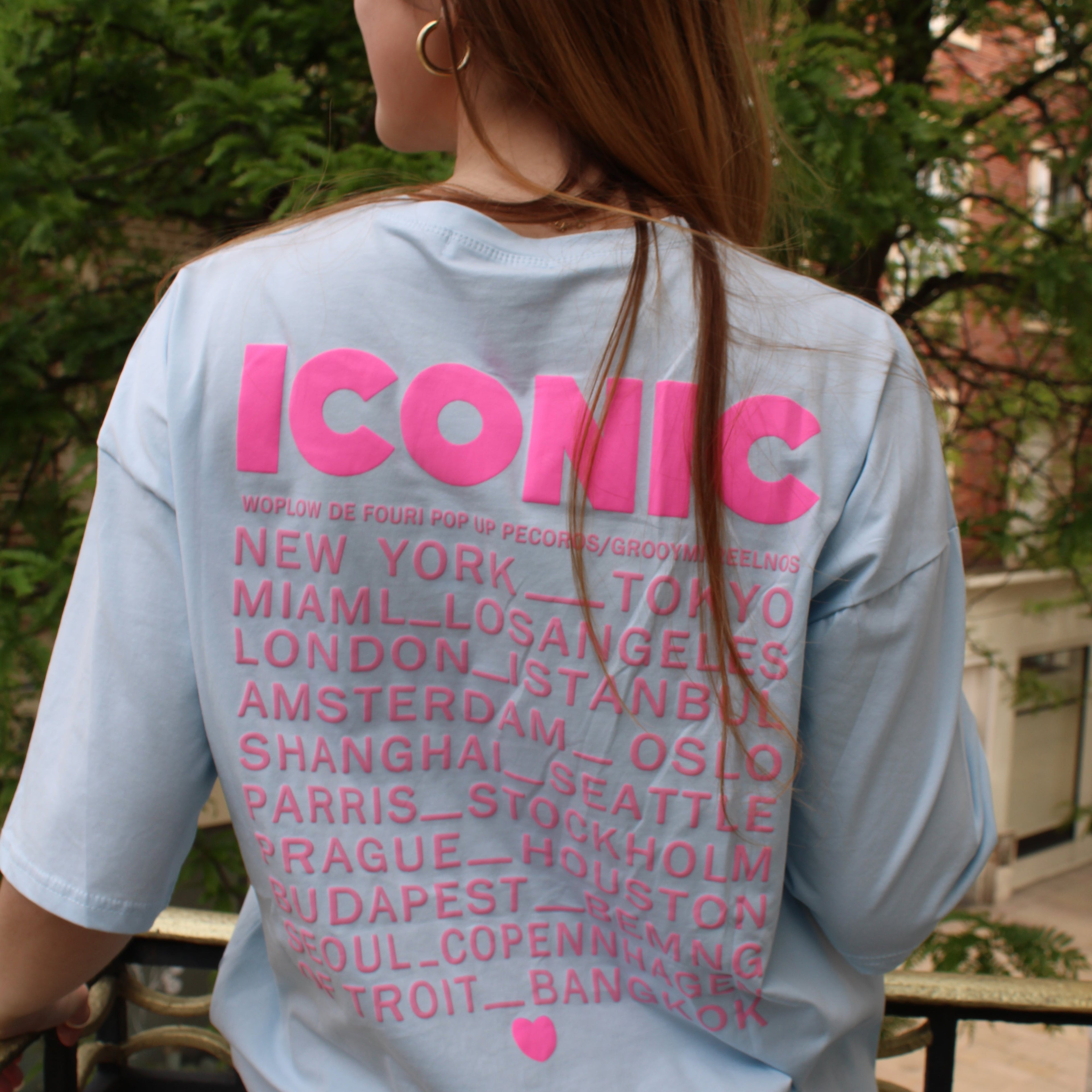 T-shirt ICONIC - Bleu clair