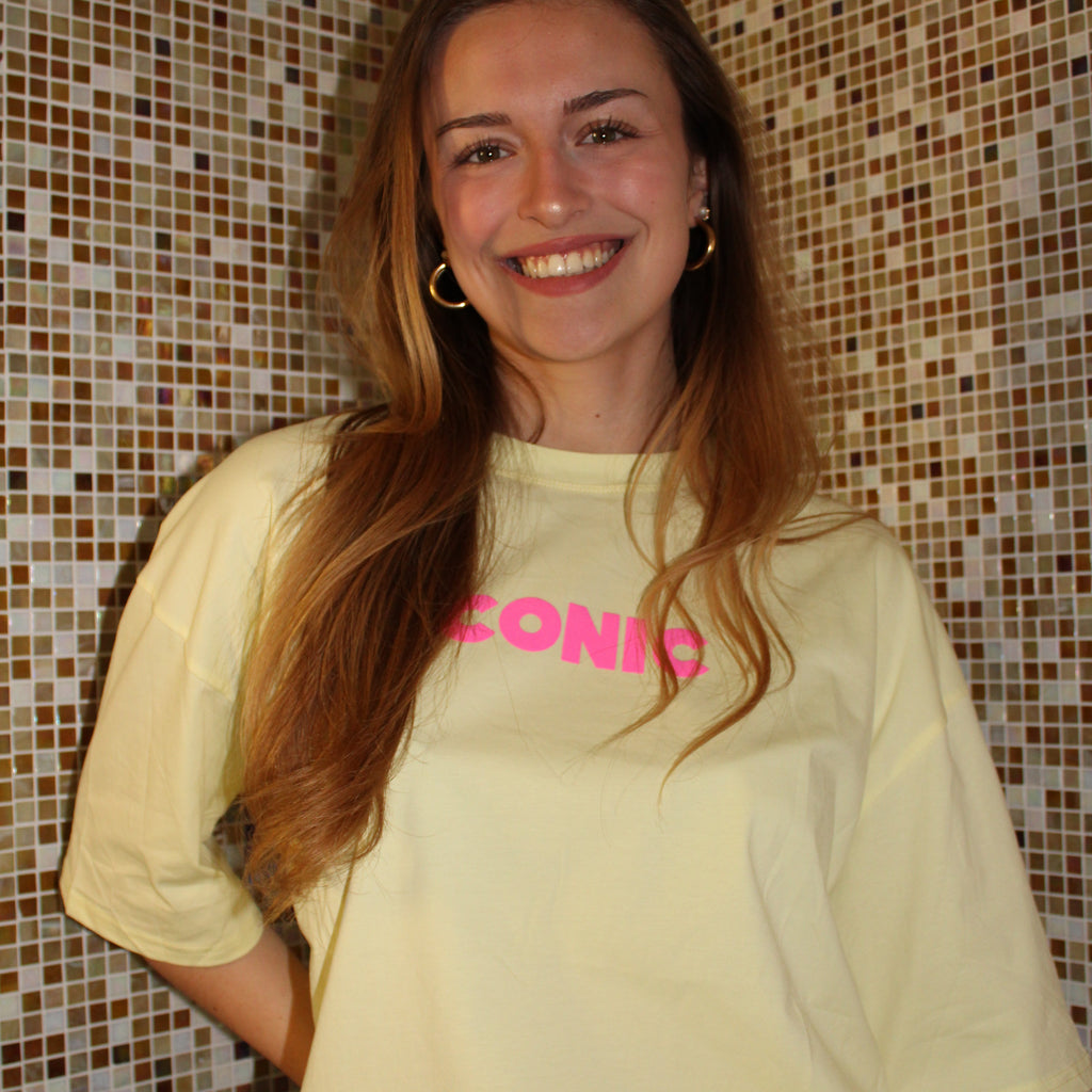 T-shirt ICONIC - Jaune