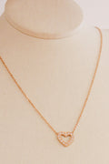 Collier coeur simple