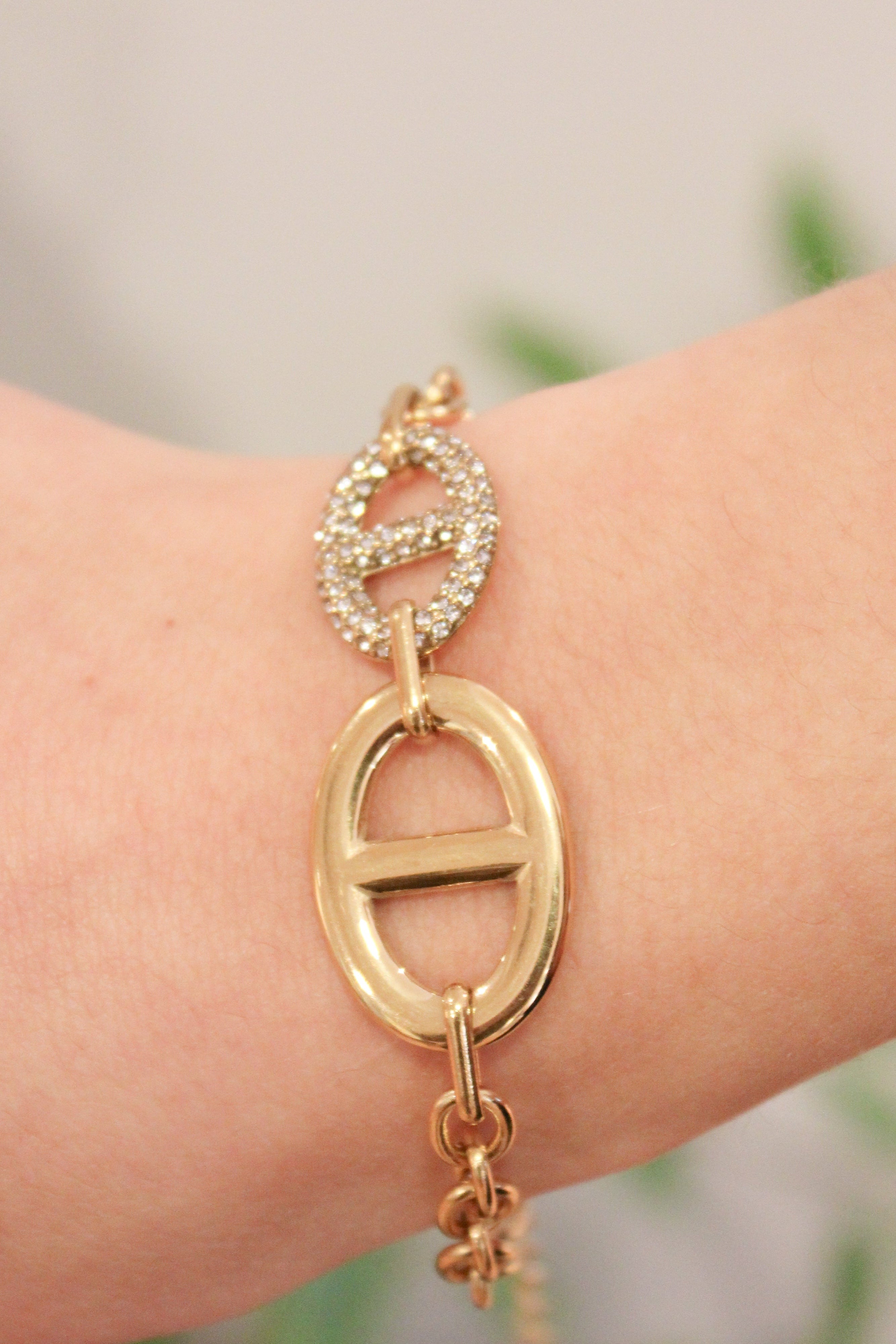 Bracelet maille marine